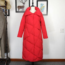 Load image into Gallery viewer, Fitaylor Women Winter Down Jacket Ultra Light 90% White Duck Down Stand Collar Snow Wear Ladies Long Parkas Down Overcoat